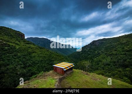 Landschaft von Ooty. Ooty oder Ootacamund ist eine beliebte Bergstation in Indien. Stockfoto