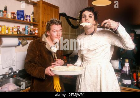 King Adora Weihnachtsfeier im Sawmills Studio, Golant, Fowey, Cornwall, England. Stockfoto