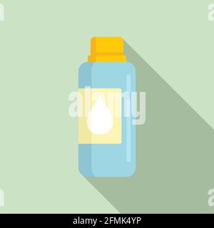 Bio-Dünger-Symbol, flacher Stil Stock Vektor