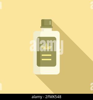 Farming Dünger Ikone, flacher Stil Stock Vektor