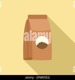 Symbol für Düngemittel, flacher Stil Stock Vektor