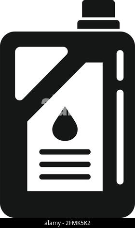 Symbol für chemischen Düngerbehälter, einfacher Stil Stock Vektor
