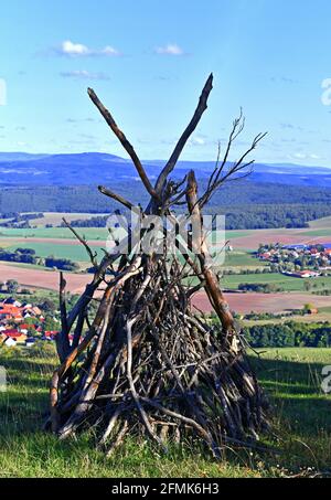 Thüringer Rhön Stockfoto