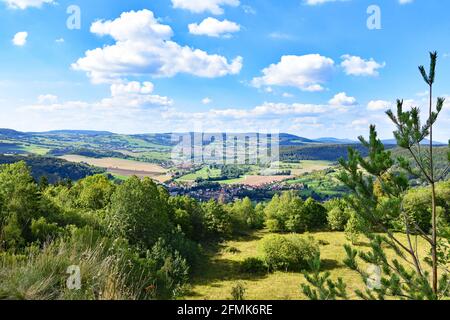 Thüringer Rhön Stockfoto