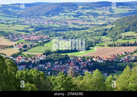 Thüringer Rhön Stockfoto
