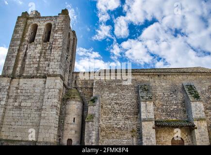 St. Peter Kirche im Dorf Montealegre de Campos, Provinz Valladolid, Spanien Stockfoto