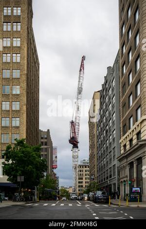 New York, USA. Mai 2021. Entwicklung im Stadtteil Soho in New York am Samstag, 8. Mai 2021. (ÂPhoto von Richard B. Levine) Quelle: SIPA USA/Alamy Live News Stockfoto