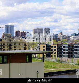 Urban Living Milwaukee Stockfoto