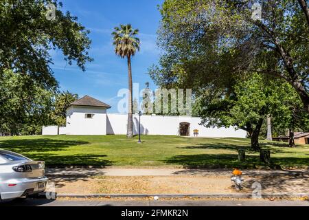 Sutters Fort Museum in Sacramento, Kalifornien, USA Stockfoto