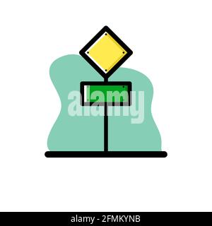 Informationszeichen konzeptuelle Vektor-Illustration Design-Symbol eps10 Stock Vektor
