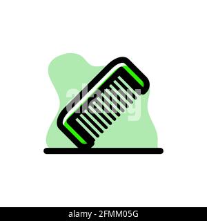 Comb Conceptual Icon Vektorgrafik Design eps10 Stock Vektor