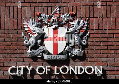 Wappen der Stadt von London Stockfoto