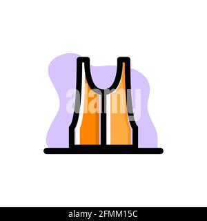 Tank Top konzeptionelle Vektor Illustration Design Icon eps10 toll für Alle Zwecke Stock Vektor