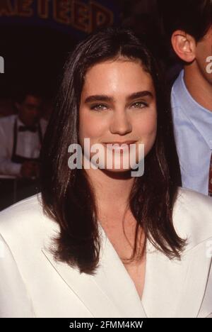 Jennifer Connelly bei der Rocketeer Ribbon Cutting Ceremony 19. Juni 1991 Quelle: Ralph Dominguez/MediaPunch Stockfoto