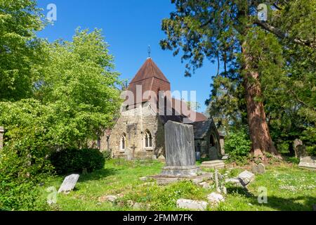 Church-in-the-Wood, St. Leonards Church, Hollington, Hastings, St. Leonards, East Sussex, Großbritannien Stockfoto