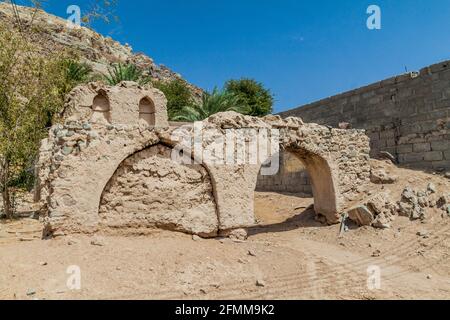 Ruinen in der Altstadt von Ibra, Oman Stockfoto