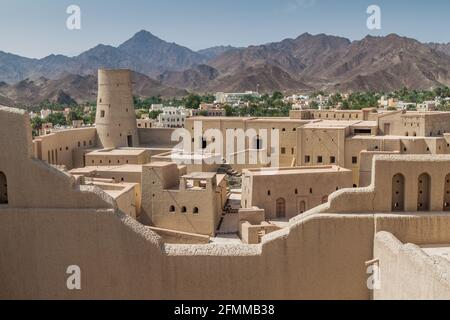 Blick auf Bahla Fort, Oman Stockfoto