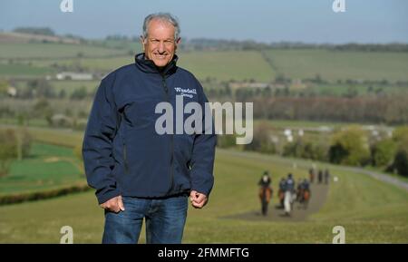 Grand National gewann den Jockey Bob Champion bei seiner Spendenaktion Mittel für den Bob Champion Cancer Trust Stockfoto