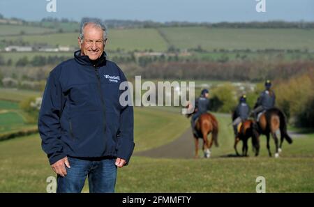 Grand National gewann den Jockey Bob Champion bei seiner Spendenaktion Mittel für den Bob Champion Cancer Trust Stockfoto