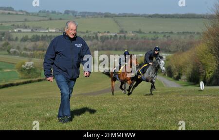 Grand National gewann den Jockey Bob Champion bei seiner Spendenaktion Mittel für den Bob Champion Cancer Trust Stockfoto