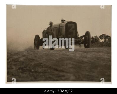 Oldtimer Rennwagen Foto, Aktion Stockfoto