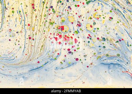 Intensive bunte Mischung aus lebendigen Farben. Abstrakte moderne Hintergrund Vorlagen Design Stockfoto