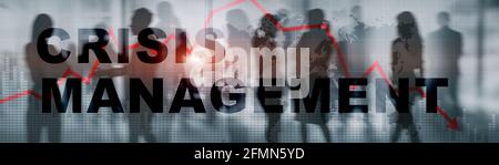 Website-Banner Für Krisenmanagement. Lösung Crisis Identity Planning Concept Mixed Media. Stockfoto