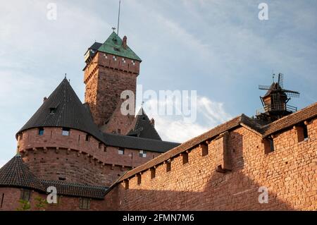 Haut-Koenigsbourg Castle, Orschwiller, Bas-Rhin (67), Grand Est Region, Frankreich Stockfoto