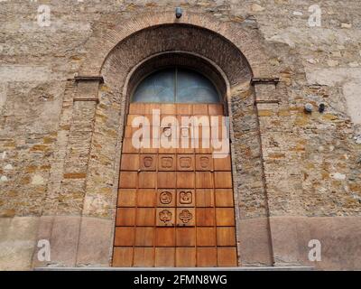 Kirche von San Lorenzo Martyre Redona, Bergamo, Italien Stockfoto