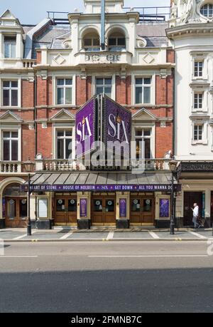 Außenansicht des Lyric Theatre, einem West End Theater an der Shaftesbury Avenue. London, England, Großbritannien Stockfoto