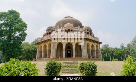 Lodi Gärten mit Mughal Gräber in Delhi, Indien - architektonische Werke des 15. Jahrhunderts Stockfoto