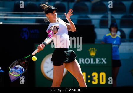 Polona Hercog aus Slowenien in Aktion während der ersten Runde des 2021 Internazionali BNL d'Italia, WTA 1000 Tennisturniers am 10. Mai 2021 im Foro Italico in Rom, Italien - Foto Rob Prange / Spanien DPPI / DPPI / LiveMedia Stockfoto