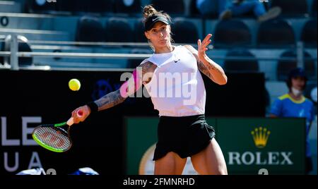 Polona Hercog aus Slowenien in Aktion während der ersten Runde des 2021 Internazionali BNL d'Italia, WTA 1000 Tennisturniers am 10. Mai 2021 im Foro Italico in Rom, Italien - Foto Rob Prange / Spanien DPPI / DPPI / LiveMedia Stockfoto