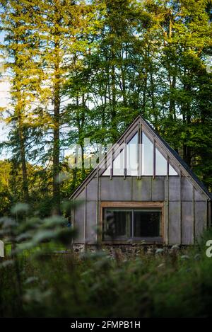 Traditionelle Touristenunterkunft im ländlichen Schottland Stockfoto