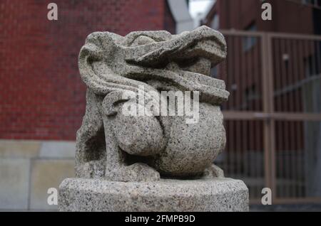 Tierskulpturen vor dem Dendoin-Tempel kyoto Japan Stockfoto