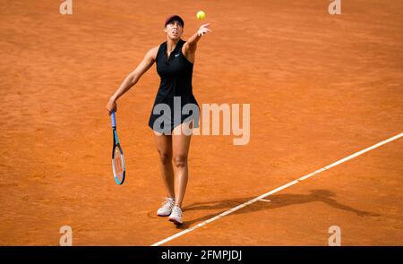 Rom, Italien. Mai 2021. Foro Italico in Rom, Italien, 11. Mai 2021, Madison Keys of the United States in Aktion während der ersten Runde des 2021 Internazionali BNL d'Italia, WTA 1000 Tennisturniers am 11. Mai 2021 im Foro Italico in Rom, Italien - Foto Rob Prange / Spanien DPPI / DPPI / LiveMedia Kredit: Unabhängige Fotoagentur/Alamy Live News Stockfoto