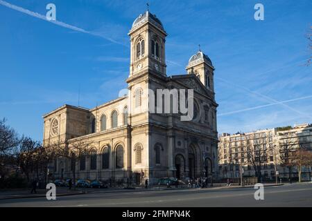 Église Saint-François-Xavier/St. Francis Xavier's Church, Paris, Frankreich. Stockfoto