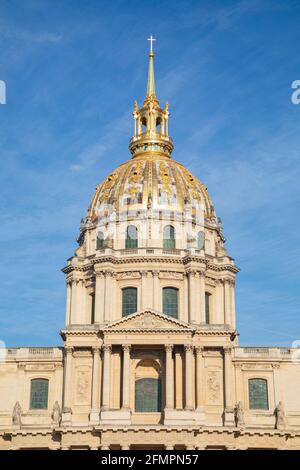 Les Invalides/Hôtel national des Invalides/Hôtel des Invalide, Paris, Frankreich. Stockfoto