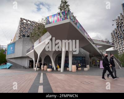 Der Tide-Linearpark auf der Greenwich Peninsula, Greenwich London Stockfoto