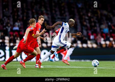 Farum, Dänemark. Mai 2021. Mohamed Daramy (11) vom FC Kopenhagen beim 3F Superliga-Spiel zwischen dem FC Nordsjaelland und dem FC Kopenhagen in Right to Dream Park in Farum. (Foto: Gonzales Photo/Alamy Live News Stockfoto