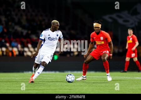 Farum, Dänemark. Mai 2021. Mohamed Daramy (11) vom FC Kopenhagen beim 3F Superliga-Spiel zwischen dem FC Nordsjaelland und dem FC Kopenhagen in Right to Dream Park in Farum. (Foto: Gonzales Photo/Alamy Live News Stockfoto