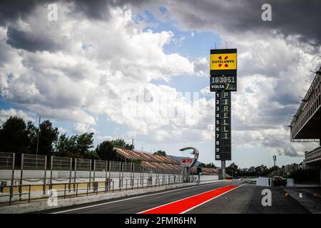 Illustration während der Testtage für 18-Zoll-Reifen von Pirelli vom 11. Bis 12. Mai 2021 auf dem Circuit de Barcelona-Catalunya in Montmelo bei Barcelona, Spanien - Foto Antonin Vincent / DPPI / LiveMedia Stockfoto