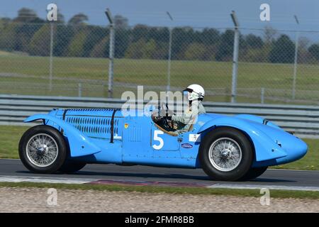 Richard Pilkington, Talbot T26 SS, The Mad Jack for Pre-war Sports Cars, Donington Historic Festival 2021, Donington Park, England, Mai 2021. Stockfoto