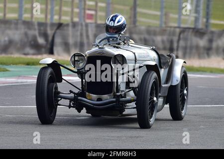 Frederic Wakeman, Patrick Blakeney-Edwards, Frazer Nash TT Replik, The Mad Jack for Pre-war Sports Cars, Donington Historic Festival 2021, Donington Stockfoto