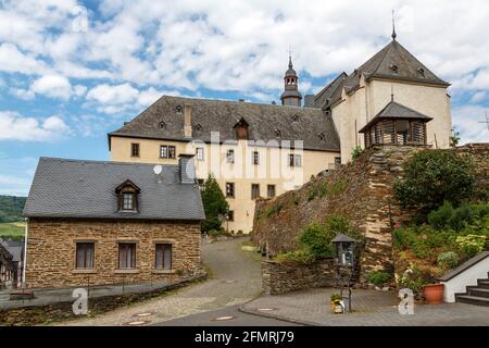 Kirche von San Cristobal in Beilstein Deutschland. Stockfoto