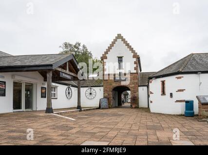 Hochzeitslocation The Blacksmiths Shop im Dorf Gretna Green, Schottland, Großbritannien Stockfoto