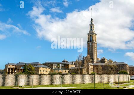 Hochschule Oviedo, alte Universität von gijon, spanien Stockfoto