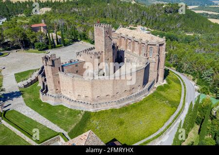 Burg von San Javier und Basilika, Navarra (Spanien) Stockfoto