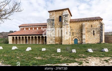 Mozarabischen Kloster von San Miguel de Escalada in Leon, Spanien Stockfoto