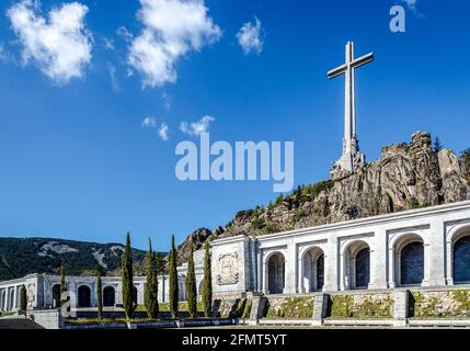 Tal der gefallenen, Valle de Los Caídos, Madrid, Spanien Stockfoto